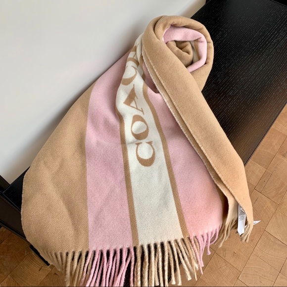 Coach Accessories - Coach Varsity Stripe Oversized Scarf